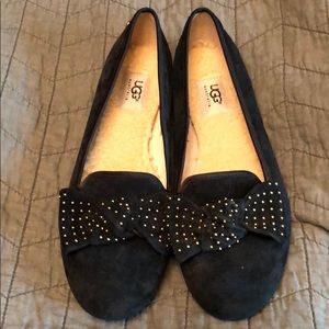 UGG ‘Alloway’ Studded Bow Flats
